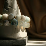 Load image into Gallery viewer, Live Your Life to the Fullest - Blue Blossom Agate Bracelet
