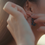 Load image into Gallery viewer, Starry Night Wrapped Geo Earrings
