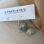Load image into Gallery viewer, Aquamarine Dangle 14k Gold Filled Earrings
