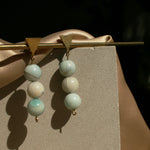 Load image into Gallery viewer, Baby Blue Dots Geo Earrings
