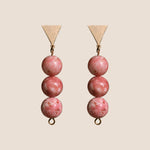 Load image into Gallery viewer, Cherry Dots Geo Earrings
