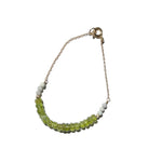 Load image into Gallery viewer, Peridot Faceted 14K Gold-Filled Bracelets
